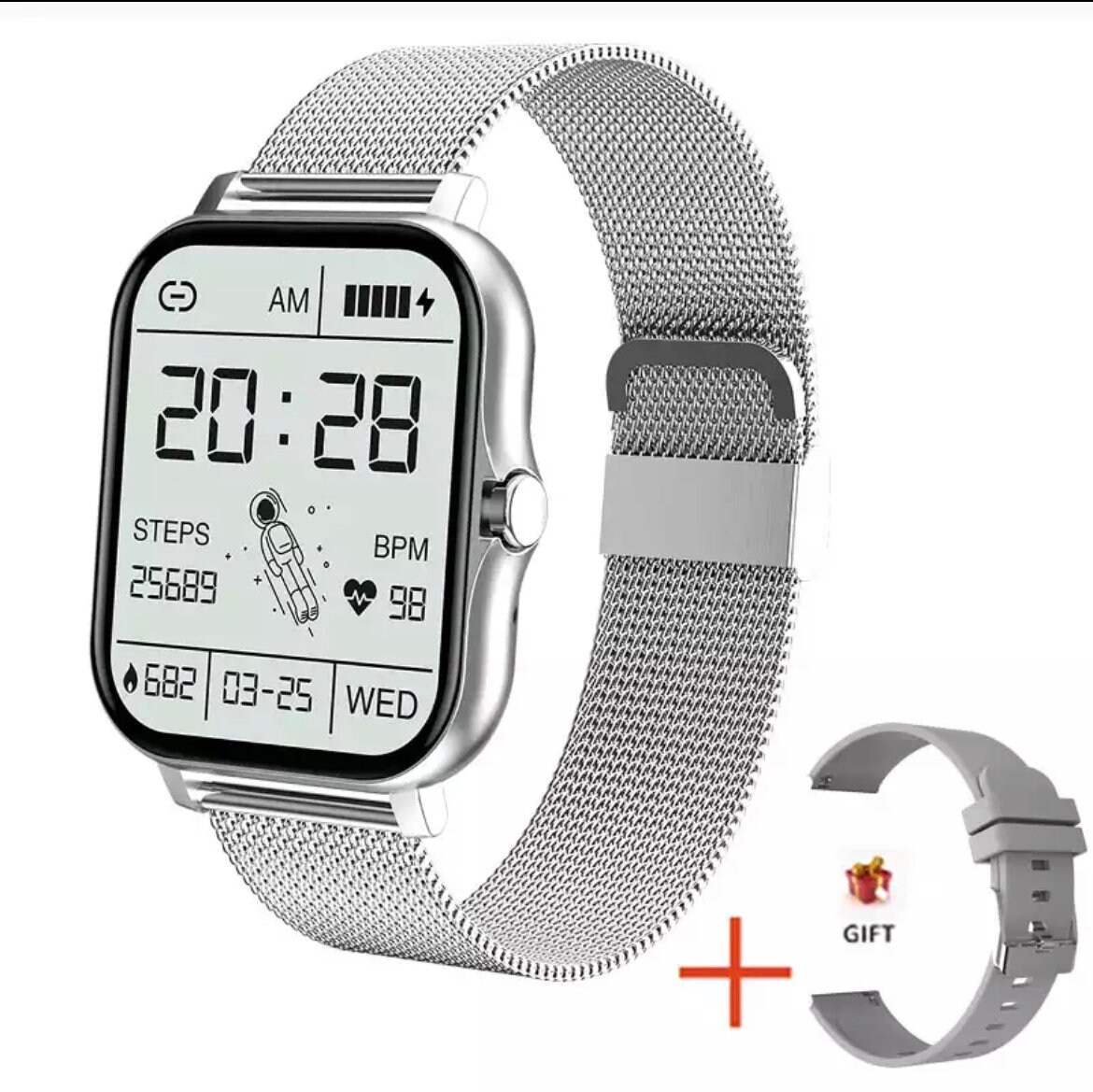 For Xiaomi Samsung Android Phone Reloj Inteligente Mujer Custom Dial Smart  wa