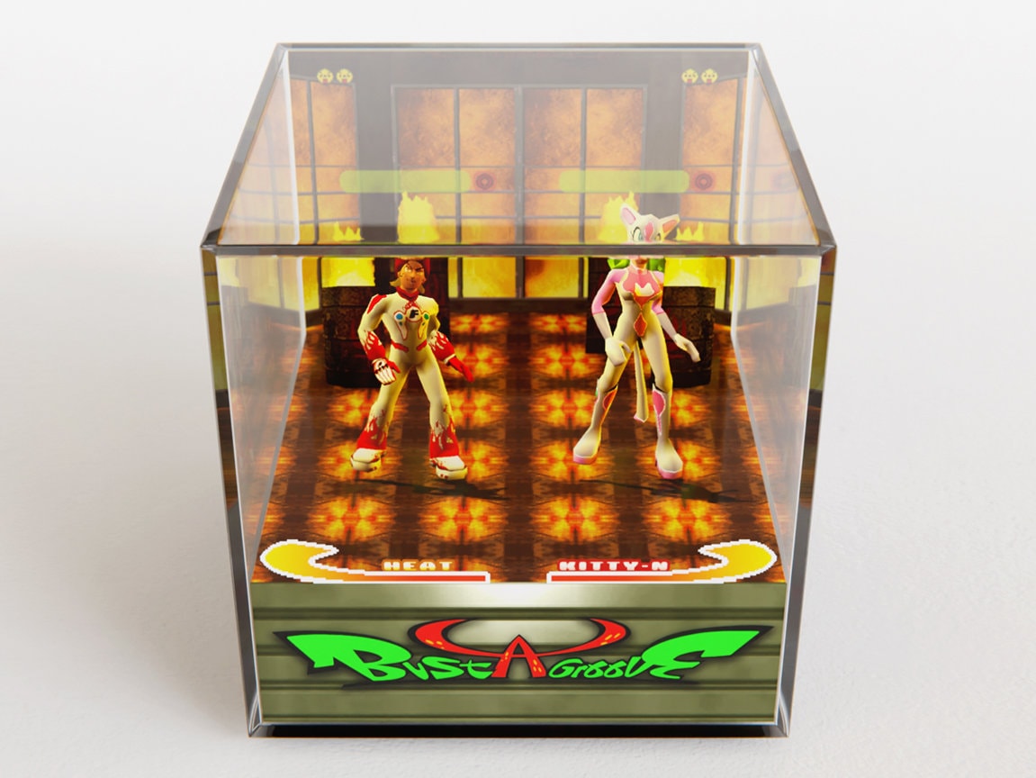 Sound Diorama Cube Bust A Groove heat Verse Kitty N Etsy