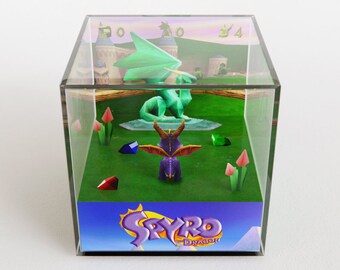 ca Spyro Dragon Stance Schlüsselanhänger Keyring 4,5x6 cm 