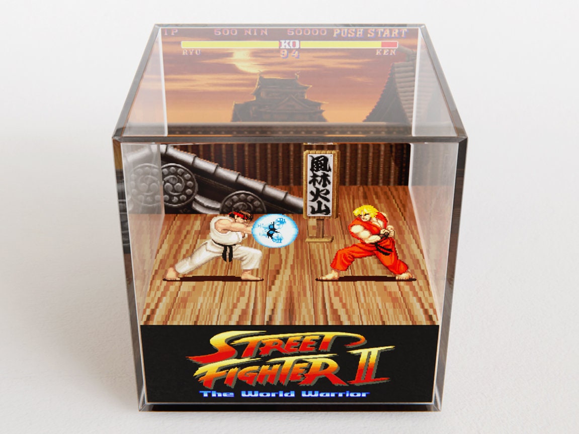 Street Fighter II Blanka 3 3/4-Inch ReAction Figure (Glow in the