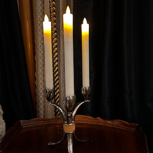 Rogers Bros. Flair 1950&#39;s Silver Plate Candelabra