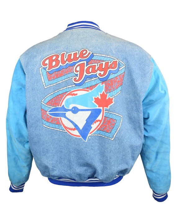 90s Vintage Blue Jays Jean Jacket Two 