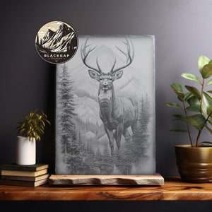 Deer Laser Image - Laser File - Buck Laser Art