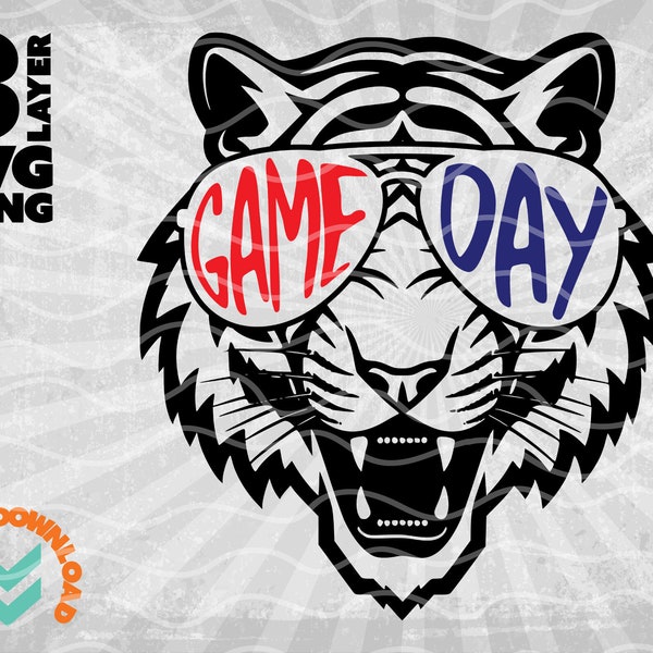 Game Day svg | Tiger mascot svg | Game Day T-Shirt svg | Tigers Mascot Game Day png