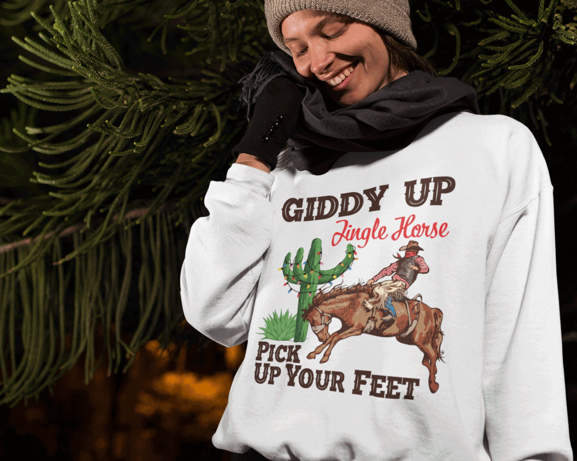Giddy up Jingle Horse Pick up Your Feet Png Country Western Etsy