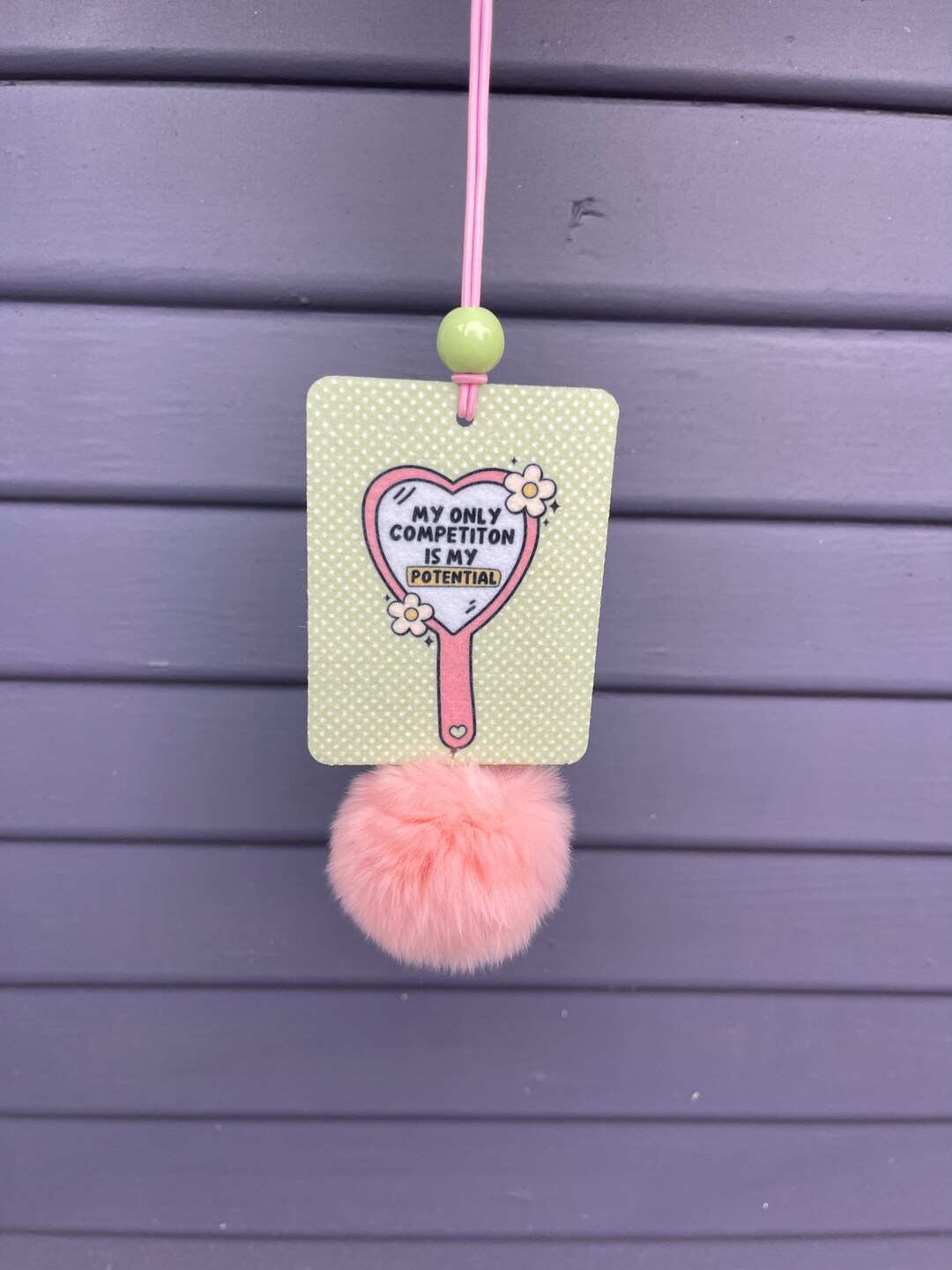 Cute Hanging Rear View Mirror Car Air Freshener Etsy