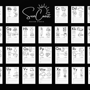 Preschool Alphabet Worksheets, Preschool Worksheets, Letter Sounds, Alphabet Worksheets, Printable Letter Worksheets, Homeschool Worksheets