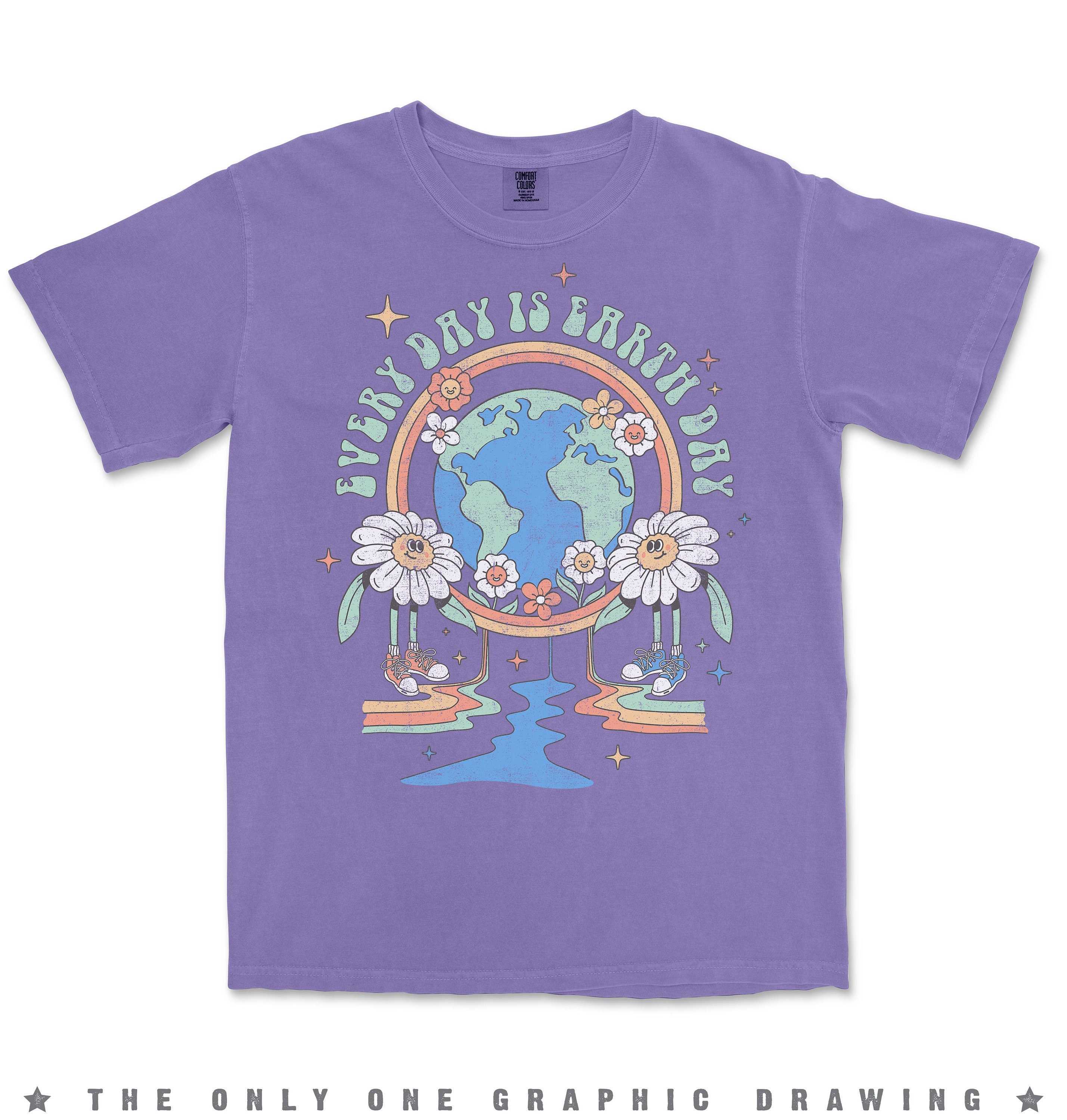 Day is Earth Day Tee Hippe Tee Planet - Etsy