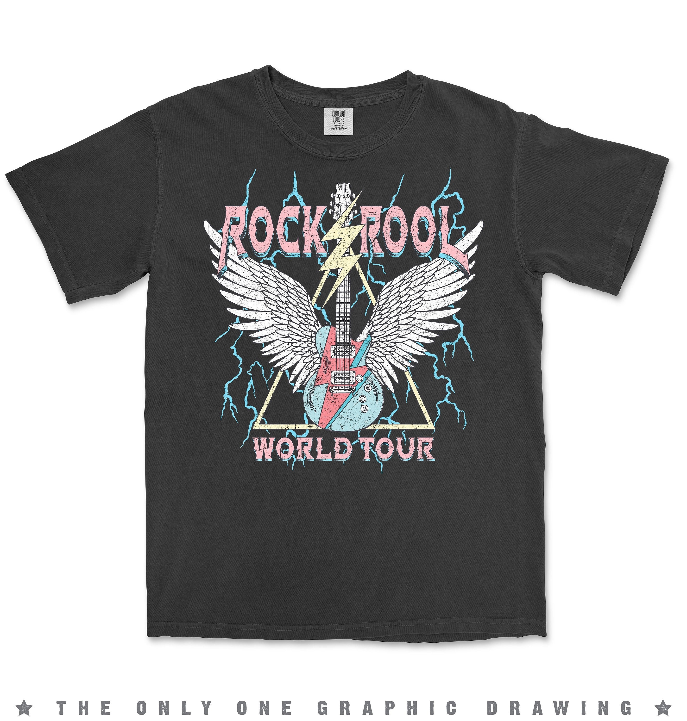 Discover Vintage Style Rock and Roll shirt, Rock & Roll t-shirt