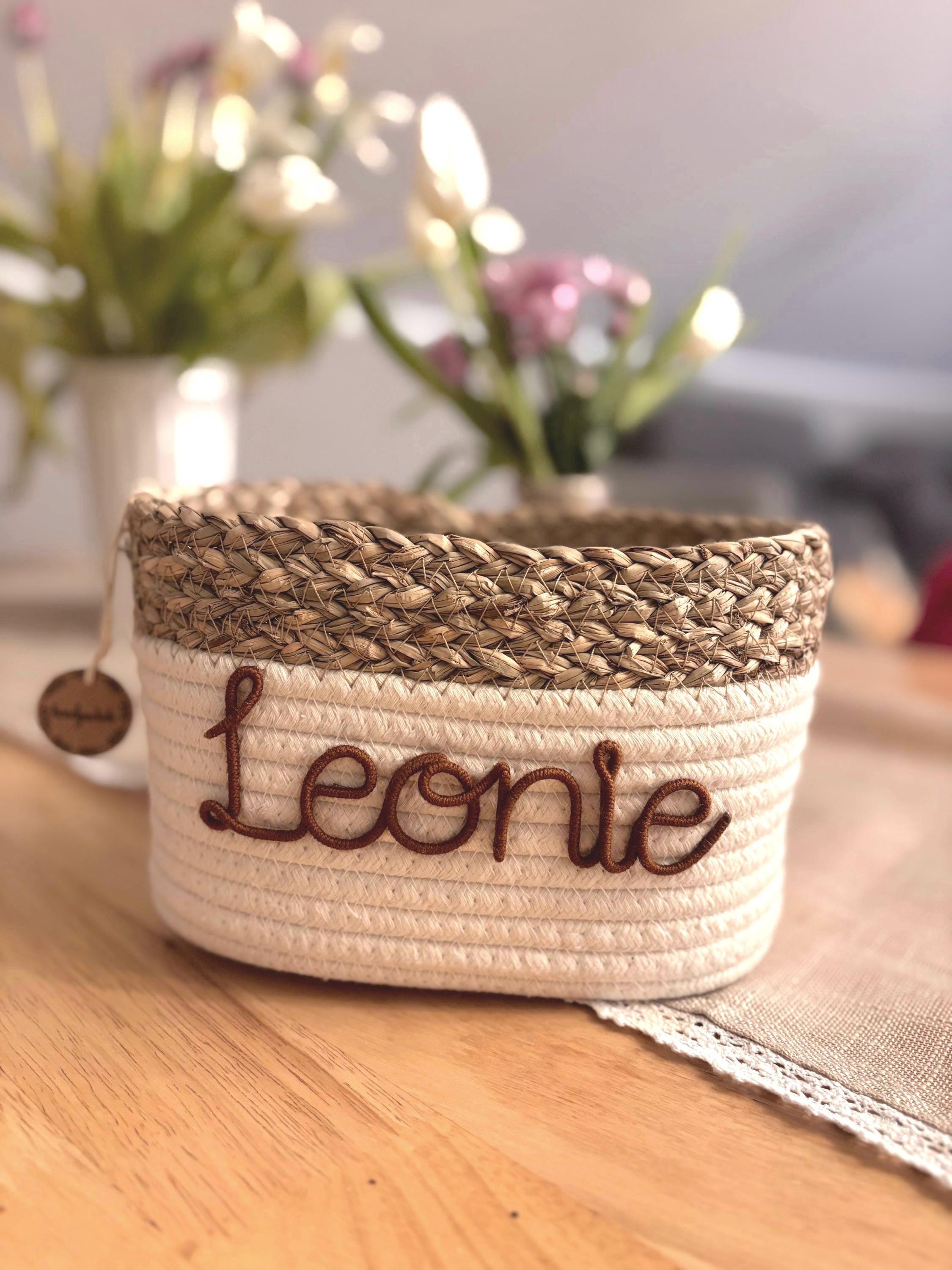 Personalized Basket With Lettering/name or Rainbow as an Easter Basket ...