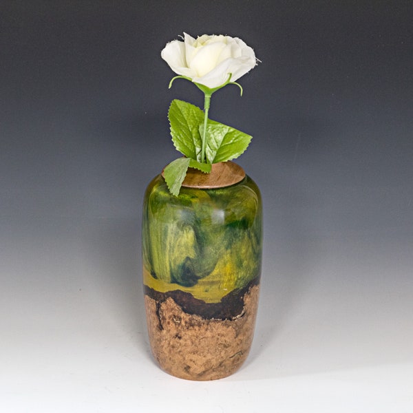 Resin Wood Vase Etsy