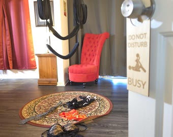 Colgador de puerta de "No molestar" (NSFW), letrero de habitación de hotel travieso