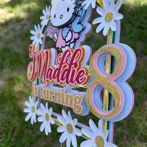 Cute Kitty cake topper