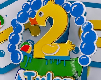 Rubber Duck Cake Topper / Rubber Duck Decorations