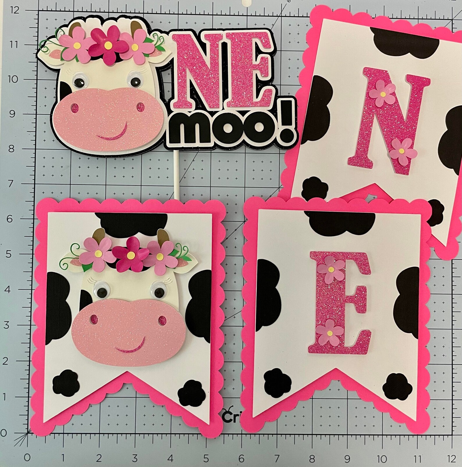 Cow Cake Topper - Etsy