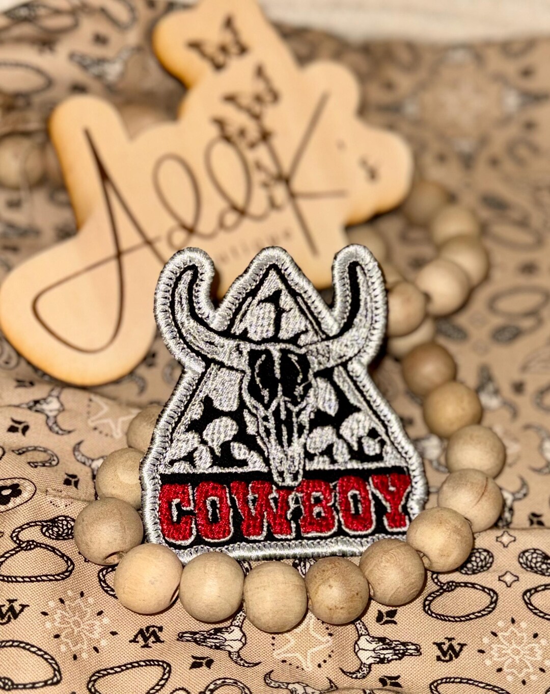 Cowboy Iron on Patch | Trucker Hat Accessories | Embroidered Patch ...