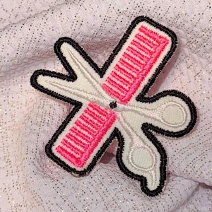 Cosmetologist Embroidered Iron on Patch