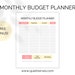 Monthly Overview Planner Printable. Month on One Page PDF. Has a Blank ...