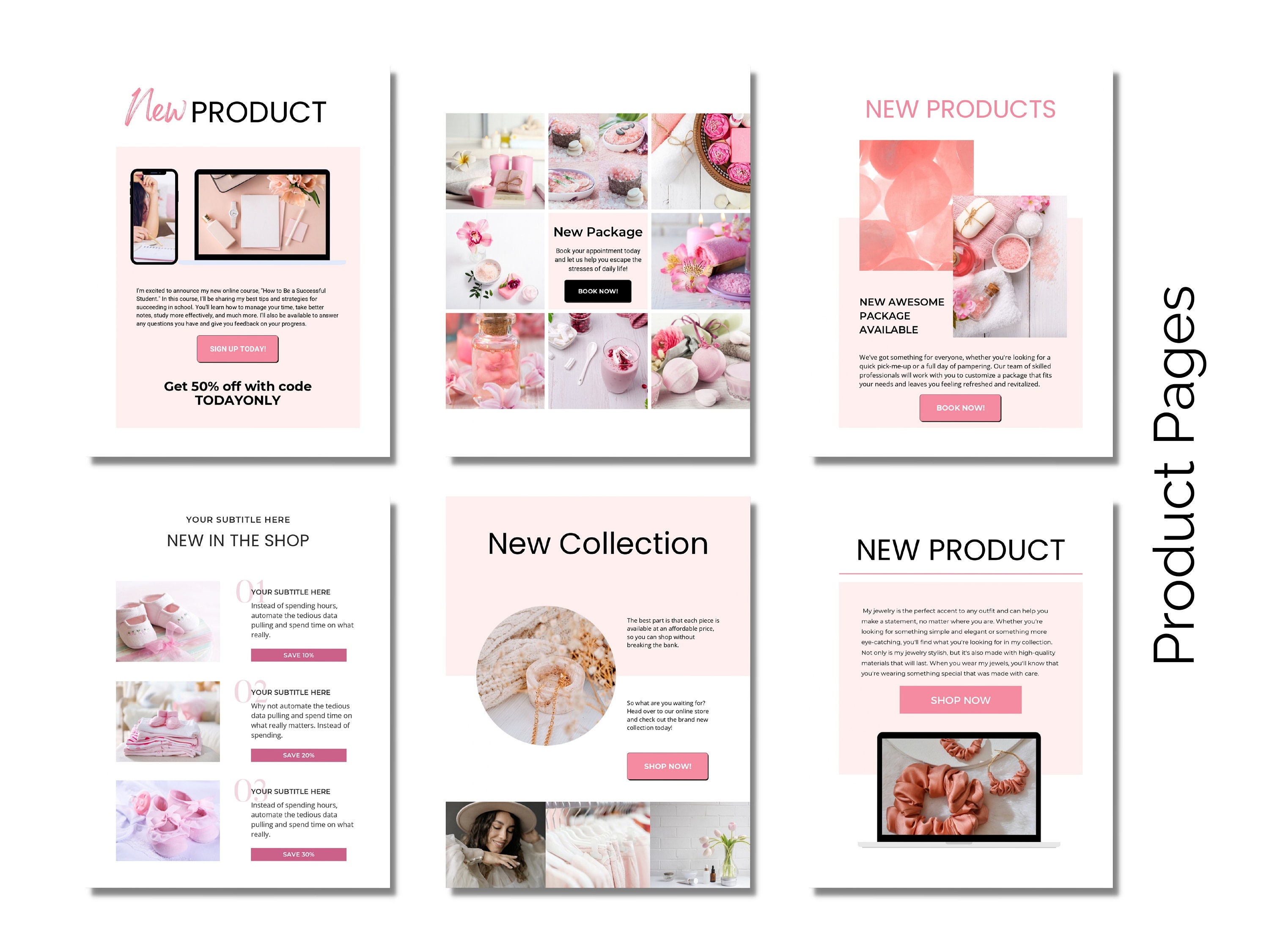Email Marketing Canva Template Bundle Email Newsletter Canva Templates Email Marketing Canva Template Bundle Email Newsletter Canva Templates