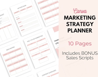 Planificateur marketing. Cahier d'exercices de commercialisation. Plan de marketing. Campagne de marketing. Stratégie de marketing. Marketing des médias sociaux. Planification du contenu.