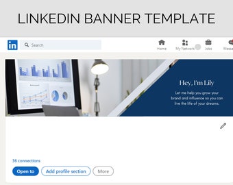Professional LinkedIn banner. Simple LinkedIn design. Stand out with this sleek LinkedIn header. Business logo branding & marketing