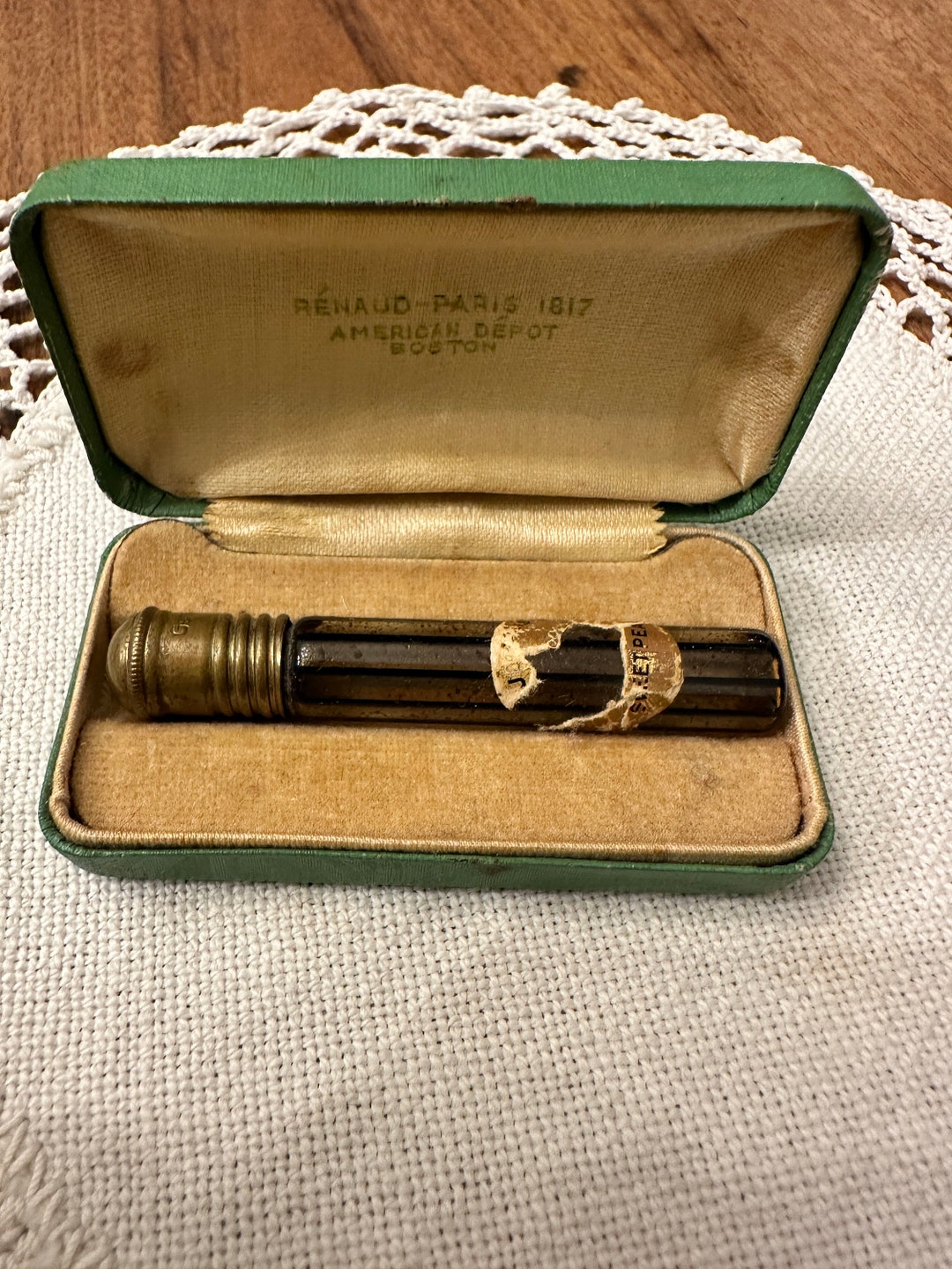 Antique Rénaud Paris 1817 Perfume Vial and Case Miniature Etsy