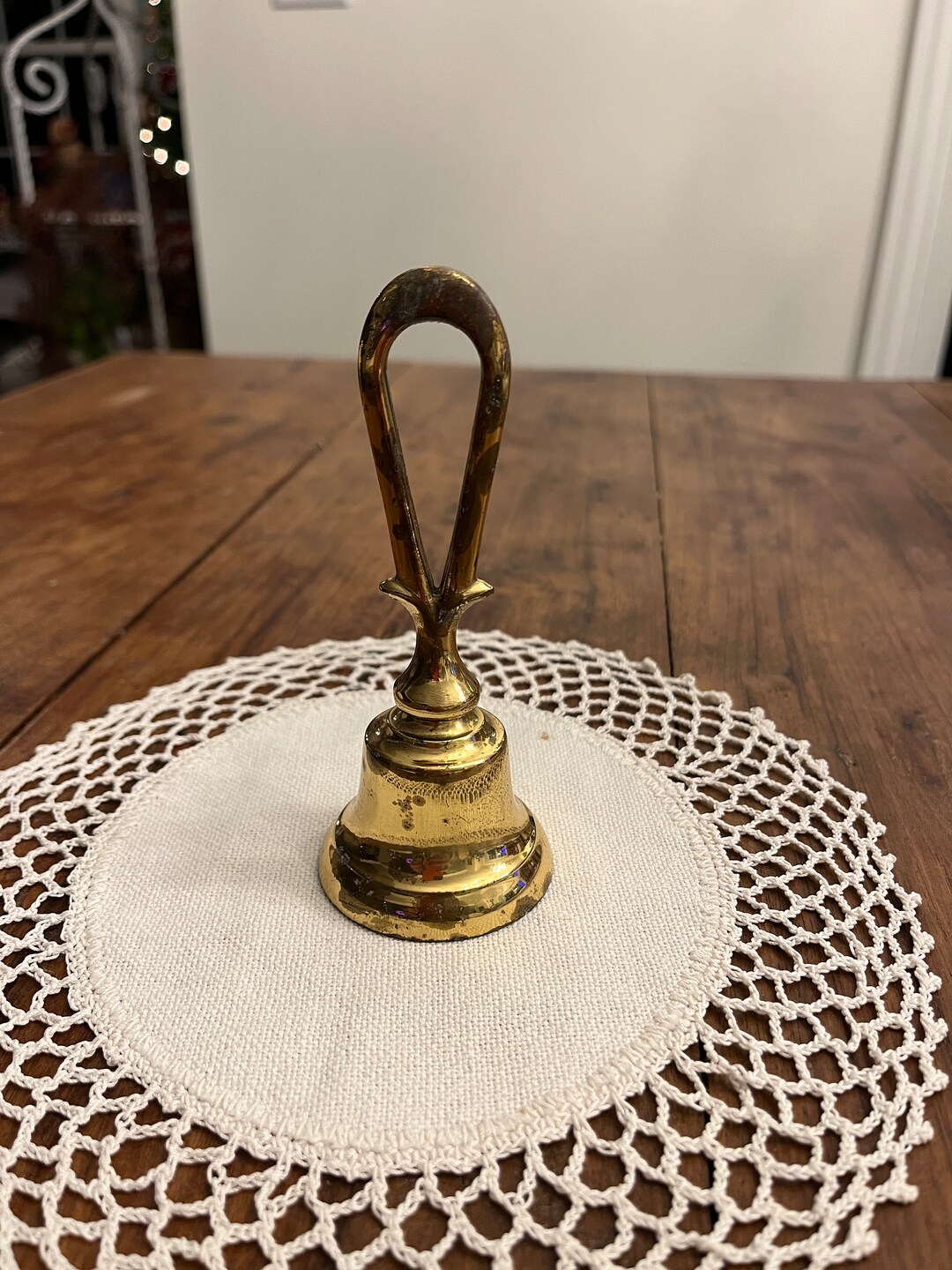 Vintage Solid Brass Bell Made in England 1950s Etsy