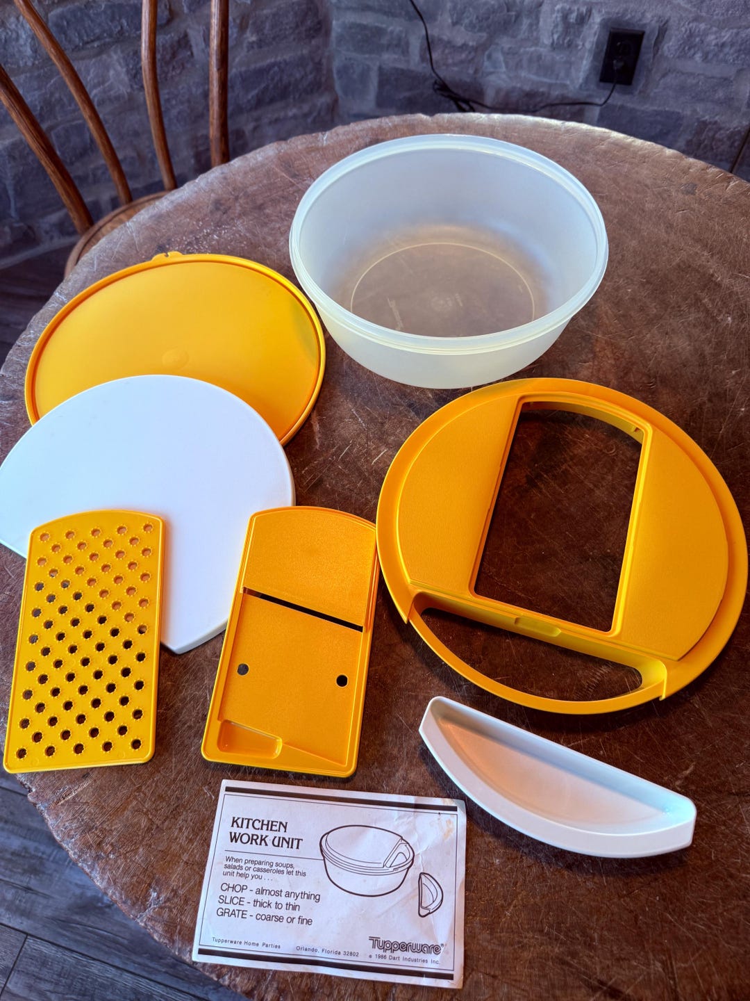 Vintage Tupperware Kitchen Work Unit, Storage Container and Lid, Slice ...