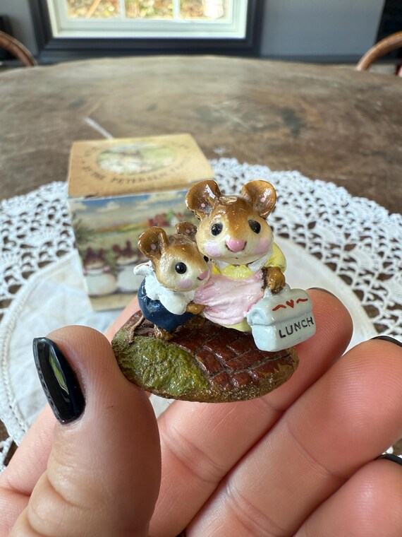 Wee Forest Folk “first Day of School”, Mice Going to School With