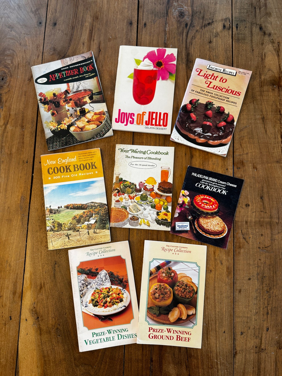 Vintage Paper Cookbooks, Set of 8, 1950s-1970s - Etsy