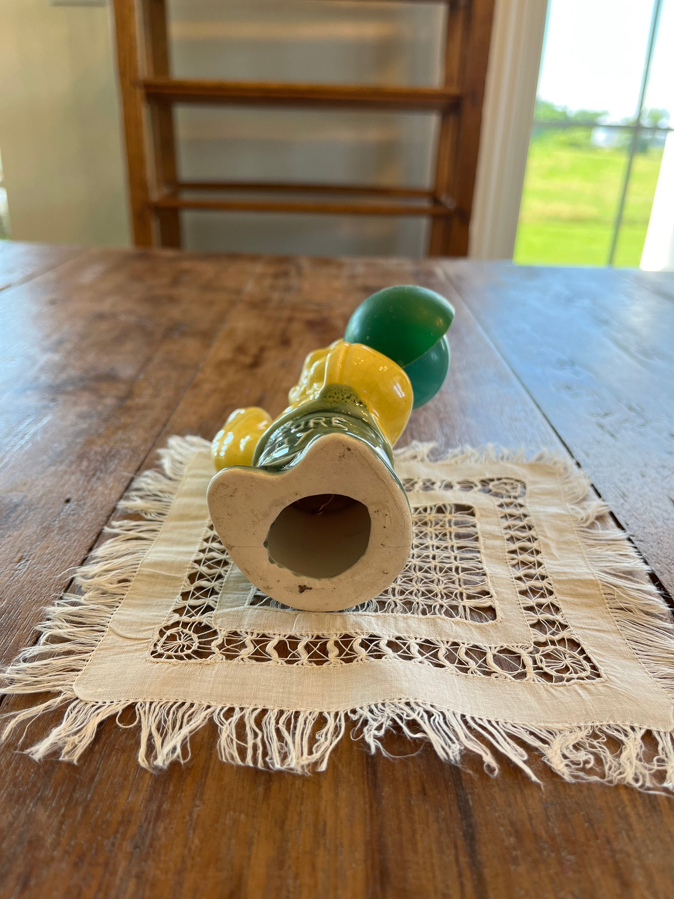 Antique Ceramic Measuring Spoon Holder 1 Measure Boy 1960s Etsy