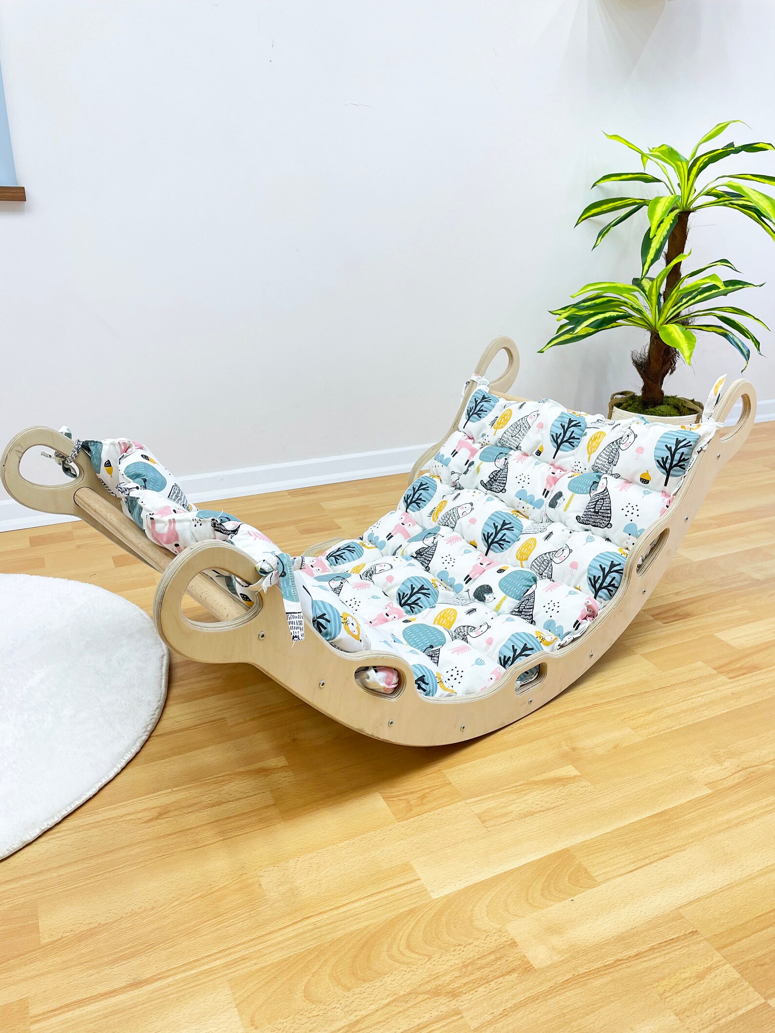 Arch Rocker Cushionclimbing Toddler Pillowmontessori Etsy