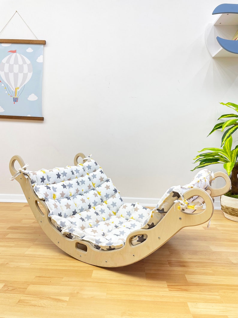 Arch Rocker Cushionclimbing Toddler Pillowmontessori Etsy