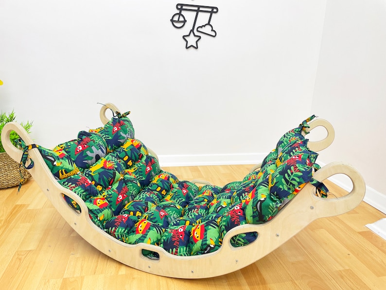 Arch Rocker Cushionclimbing Toddler Pillowmontessori Etsy