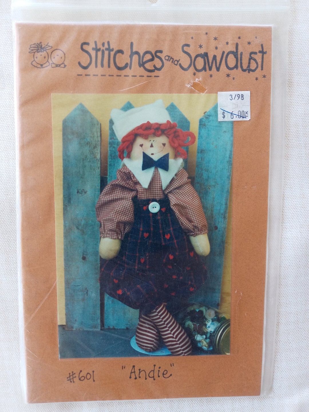 Andie Stuffed Doll Pattern - Etsy Canada