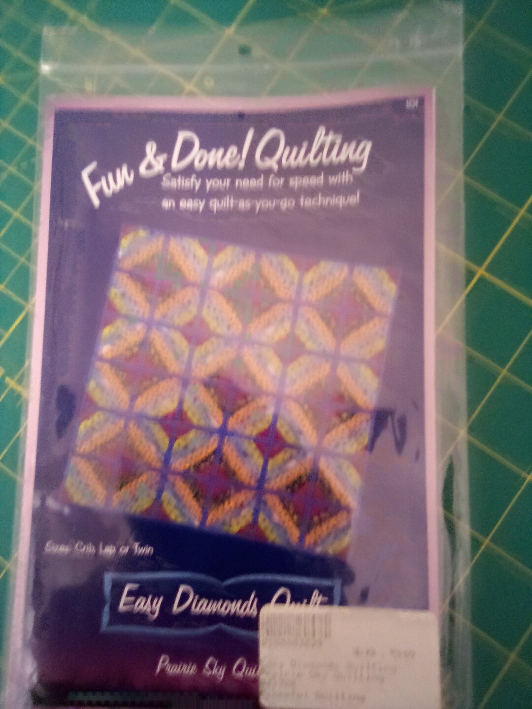 Easy Diamond Quilt Pattern for Crib, Lap or Twin Sizes Etsy