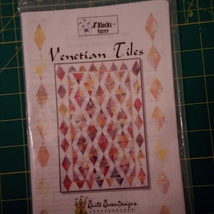 Venetian Tiles Quilt pattern and X-Blocks template