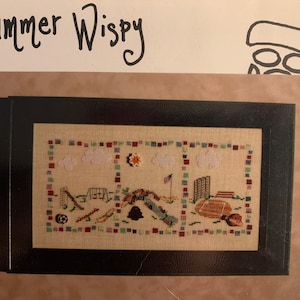 Raise the Roof Designs SUMMER WISPY counted cross stitch pattern