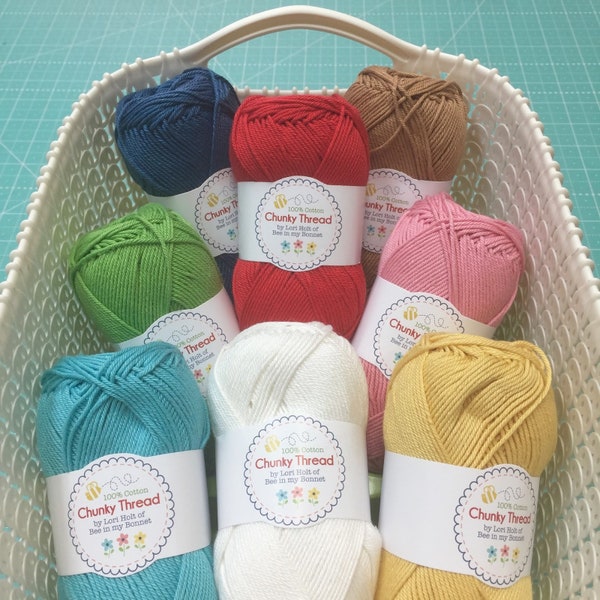 Lori Holt Chunky Thread -choose your color - YARN