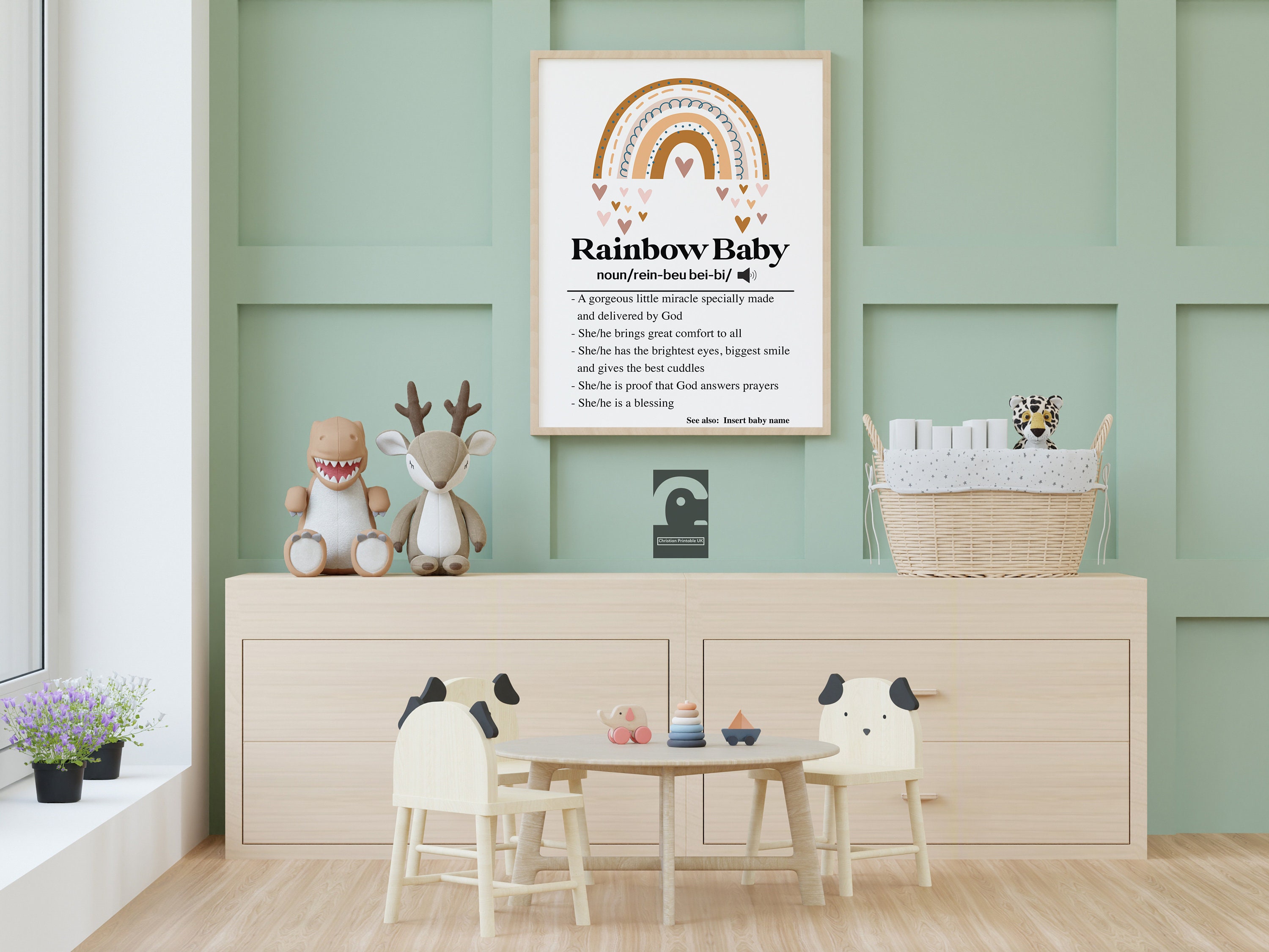 Rainbow Baby Print Rainbow Baby Definition Rainbow Baby Gift Baby