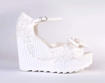 Bridal Sneakers, bridal shoes, bridal casual shoes, stylish bridal shoes,Wedges,Wedding Shoes , Platform Shoes, Bride Shoes ,Wedding Shoes