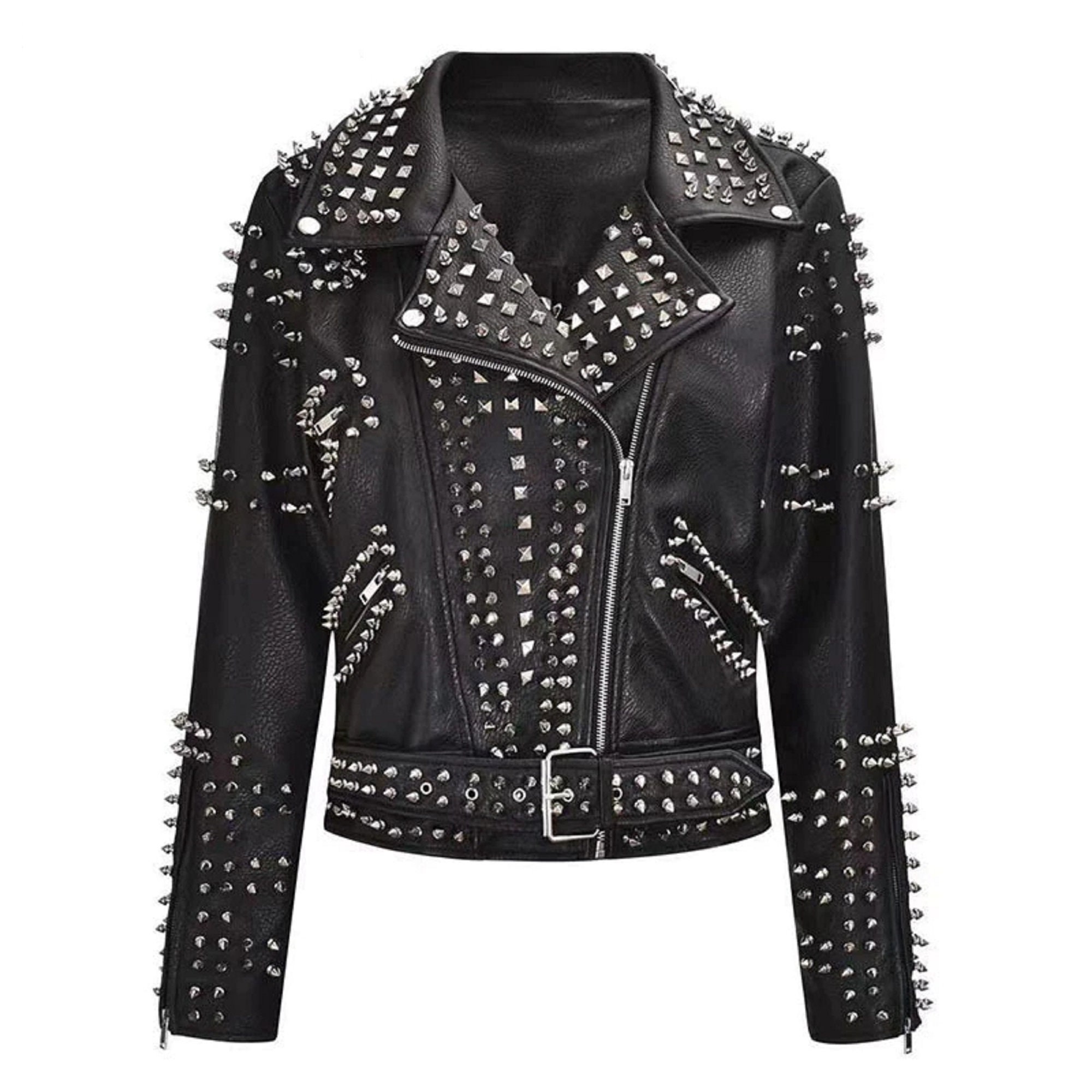 Black Rivet Coat - Etsy