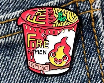 Spicy Ramen Asian Food Enamel Pin Badge Brooch