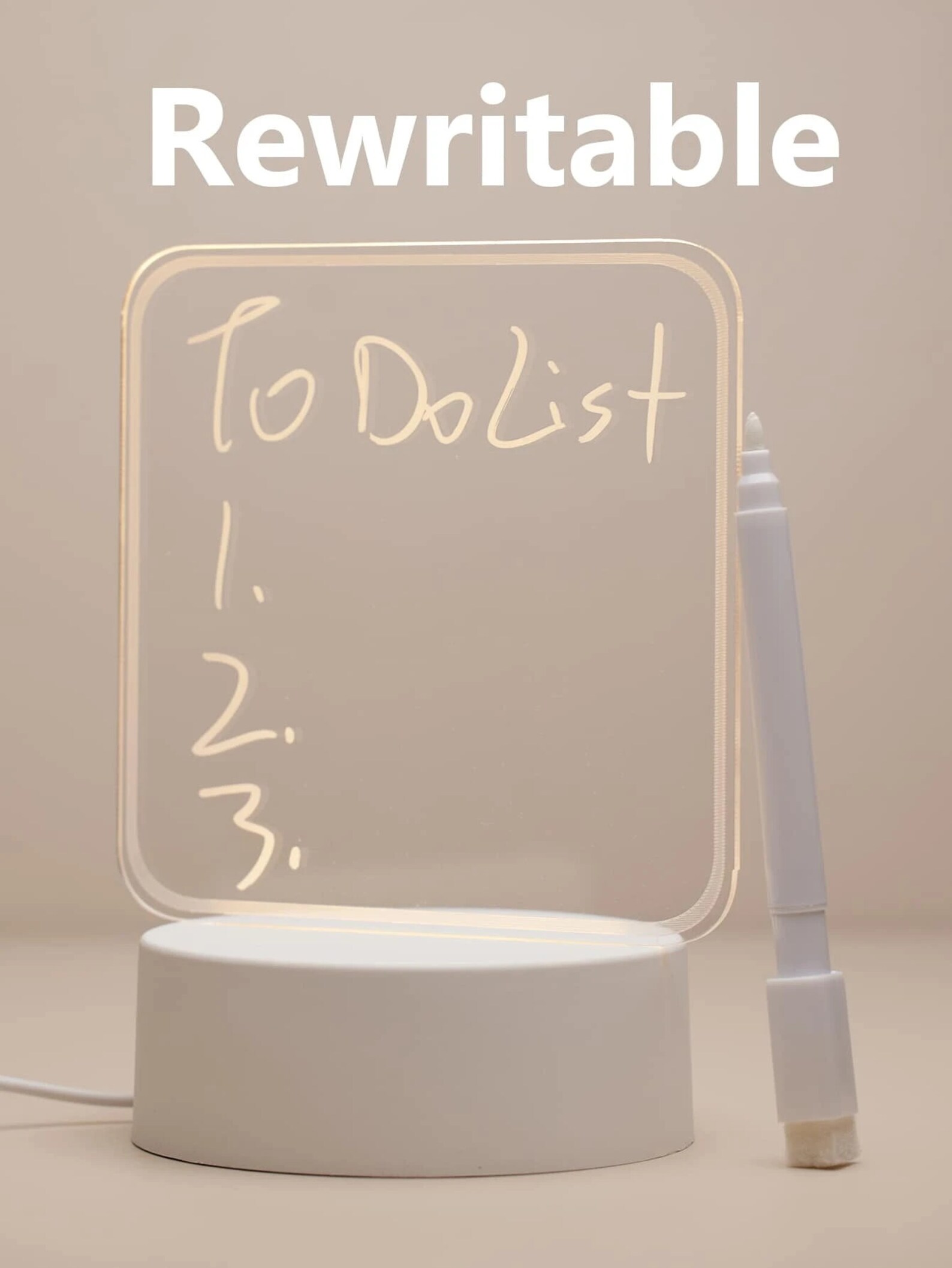 Writable Decorative Light Etsy