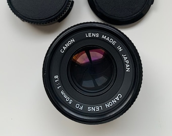 Canon 50mm FD 1.8 manual lens