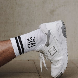 Personaliserte Einschulungssocken Für Kinder 2025 - Weiße Tennissocken Mit Namensdruck