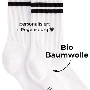 Crew Socks The Walking Dad Tennissocken Bio Baumwolle bedruckt Vatertag Geschenk Coole Socke Vatertagsgeschenk Bild 2