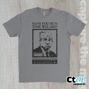 Prison Mike Dangerous Wizard Universal Shirt | Wizard World Shirt | Pottery | The Office Shirt | Michael Scott Shirt