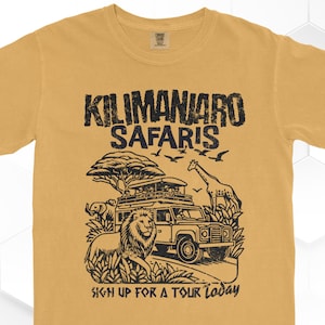 Kilimanjaro Safari Shirt | Animal Kingdom Shirt |  Jambo | Tree of Life | WDW | Theme Park Shirt