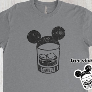 Bourbon Mickey Disney Shirt | Drinking Around The World Shirt | Disneyworld Shirt | Man Disney Shirt | Drinking At Disney Shirt